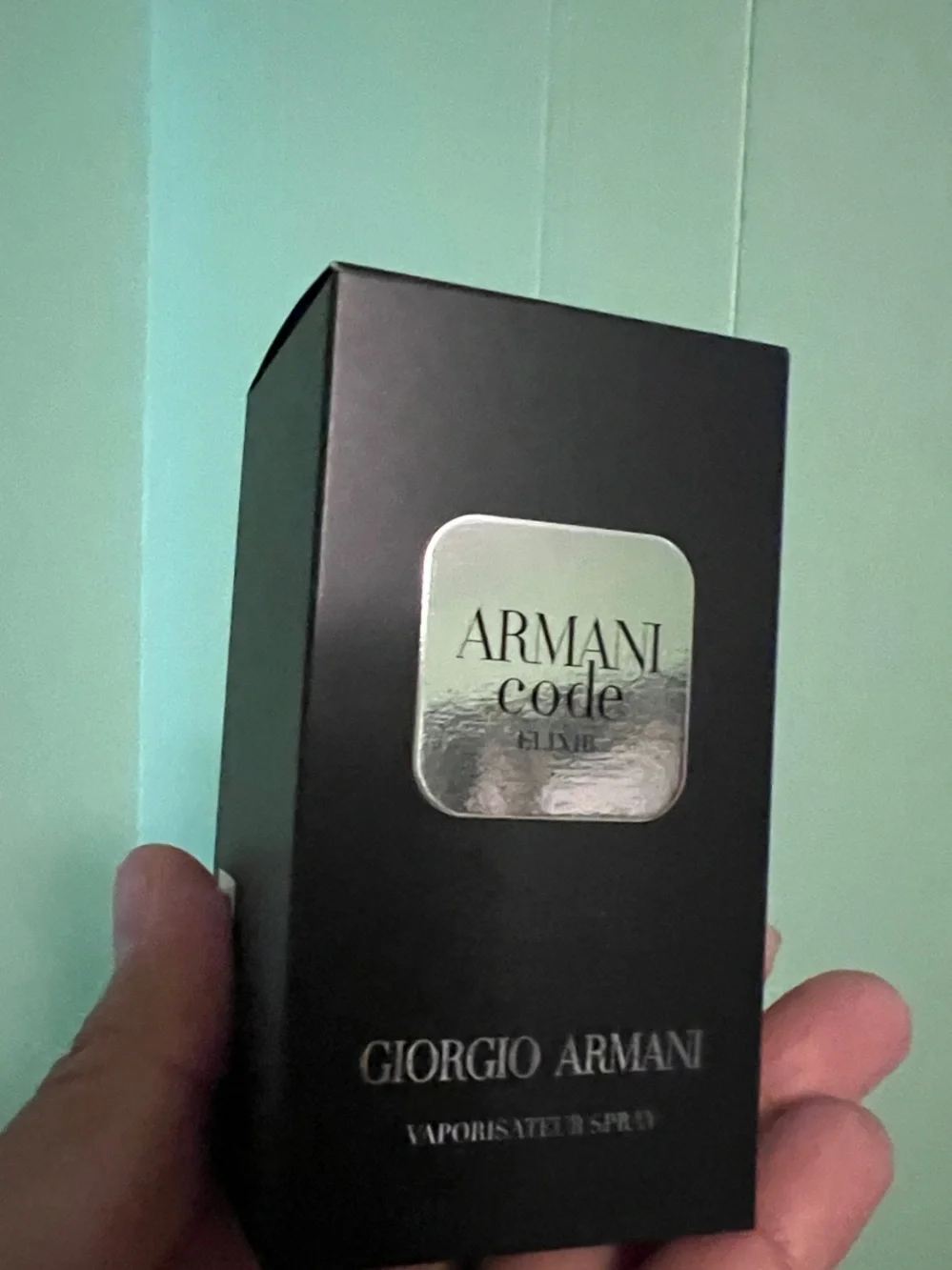 Giorgio Armani Code Elixir Men – Black and Silver Bottle